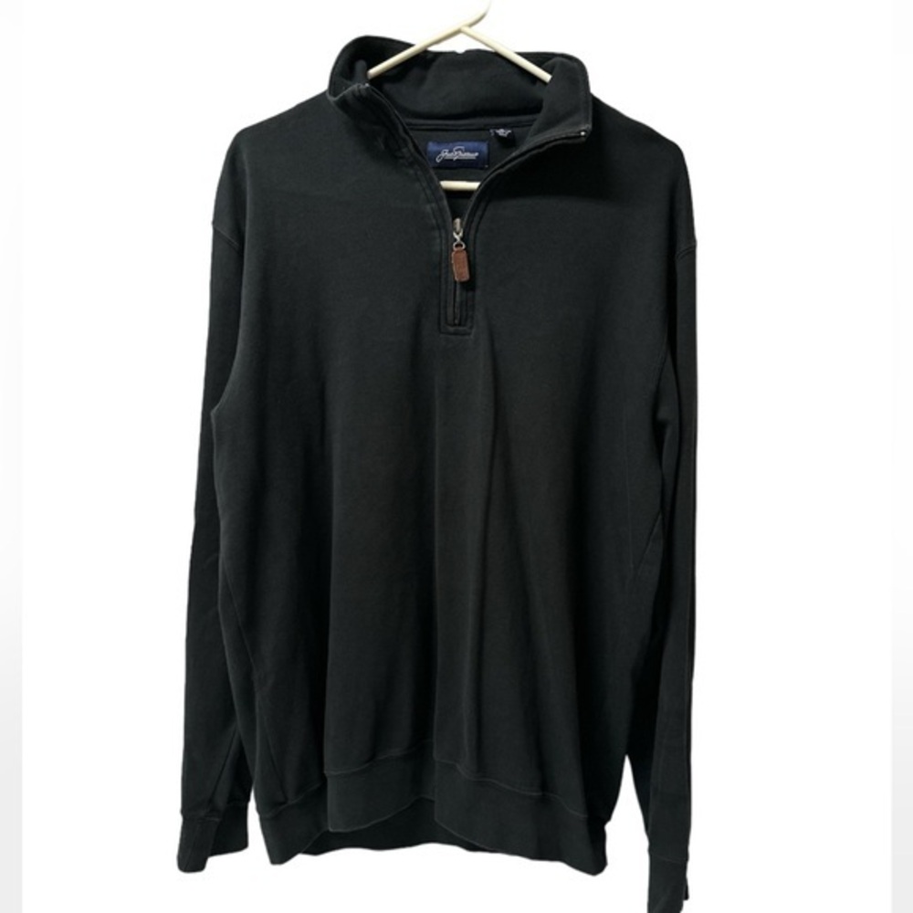 Men’s golf Jack Nicklaus legacy 1/4 Zip Up pull over  black‎ size medium (1949)